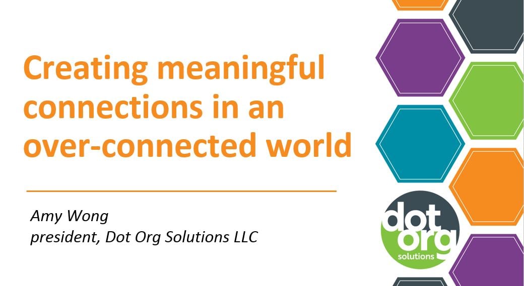 Creating meaningful connnections title slide